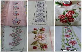 75 Tane Kanavice Havlu Ornekleri Nazarca Com Kanavice Ornekleri Kanavice Kanavice Tasarimlari