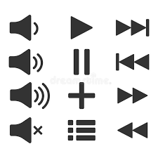 Audio Icons Sound Buttons Play Button Pause Sign Symbol For Web Or App Vect Ad Play Button Pause Button Symbols Play Button Vector Illustration