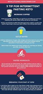 5 Diet Tips For Intermittent Fasting While On A Keto Diet Ketogenic Keto Fasting Intermittentfastinf Prolongedfa Diet Tips Detox Diet Intermittent Fasting