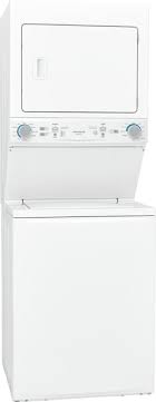 Shop all washers & dryers gas dryers & sets electric dryers & sets washer only dryer only front load top load stackable & stacked. Frigidaire Electric Washer Dryer Laundry Center 3 9 Cu Ft Washer And 5 5 Cu Ft Dryer White Flce7522aw