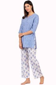 Gulbagh Sehr Nightsuit Cotton Night Dress Night Suit For Women Night Wear Dress