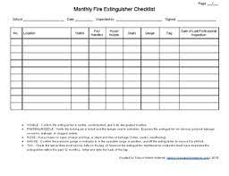 Do you know how to inspect a co2 fire extinguisher? Fire Extinguisher Inspection Log By School Admin Network Tpt