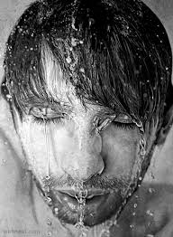 833x1024 coloring pages engaging simple faces to draw realistic face. Face Man Water Realistic Pencil Drawing 9