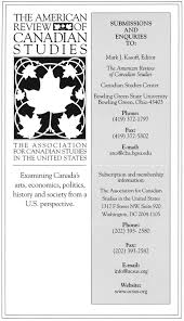 Canadian Literature Litterature Canadienne Pdf Telechargement Gratuit