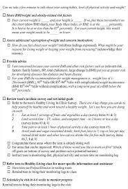 clinician healthy living intervention algorithm download