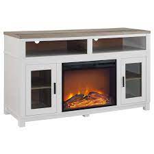 Ameriwood home englewood tv stand for tvs up to 55. Ameriwood Home Carver Electric Fireplace Tv Stand In White 1774296com