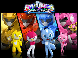 Power Rangers Mini Force By Joeshiba Power Rangers Mini Power Rangers Action Figures