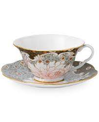 Wedgwood Daisy Tea Story Teacup And Saucer Set Blue Fine China Macy S Bone China Tea Cups Tea Cups Wedgwood Tea