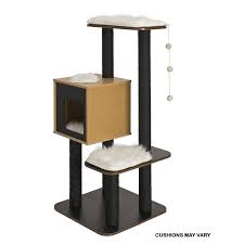 Vesper Cat Furniture V High Base Black Pet Warehouse Uk Cat Supplies