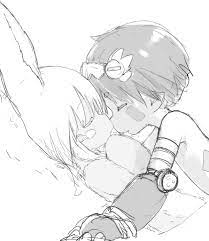 Reg and Nanachi sketch by Tsukushi : r/MadeInAbyss