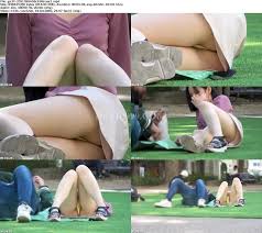 美人妻のパンチラ。黄色透けパンティからマン筋がパックリ。下半身観察【高画質望遠】Vol.19 - devil999.com - 盗撮・のぞき