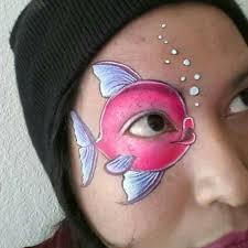 Fish Eye Cute Girl Face Painting Face Painting Easy