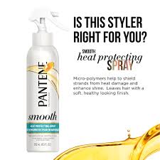 Pantene Smooth And Sleek Heat Protecting Spray 8 5 Fl Oz Walmart Com Walmart Com