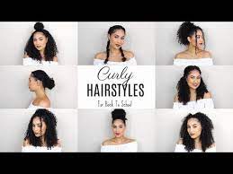 Braid style for curly hair school girls: 3 Super Easy Hairstyles For 3b 3c Curly Hair Bella Kurls Extensions Ashley Bloomfield Curly Hair Styles Quick Curly Hairstyles Curly Hair Styles Naturally