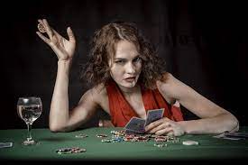 Download Casino Card Game Woman Mood 4k Ultra HD Wallpaper