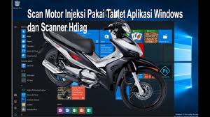 Scan Motor Injeksi Dengan Aplikasi Windows Dan Scanner Hdiag Youtube