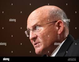 Director of Navy Staff, Vice Adm. Kevin Donegan, presents the Legion of  Merit to Commodore William Warrender for outstanding service as Deputy  Commander Combined Maritime Forces (DCCMF) and United Kingdom Maritime  Component