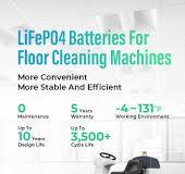 Batteries for Floor Scrubber & Cleaning Machine | ROYPOW