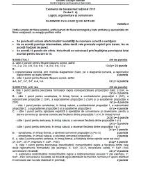 Subiecte Logică 2019 Edu Ro Avem Baremul De Corectare La Examenul De Bacalaureat