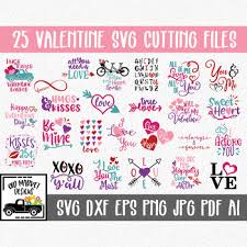 Download Valentines Day Svg Cut File Bundle 25 Valentine Images Clip Art More