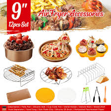 Get everything you need to bake and decorate cakes, cookies and other treats with this assortment of activity kits and sets. Buy 12in1 Black Black Air Fryer Accessories Cooking Baking Dish Pan Rack Set Cake Barrel For 5 3 6 8qt At Affordable Prices Price 40 Usd Free Shipping Real Reviews With Photos Joom