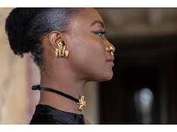 Sale face ear cuff Deals Ear Cuff Iris Pear Helena Joy