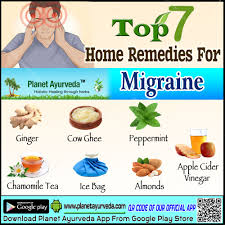 Top 7 Home Remedies For Migraine Ginger Cowghee Pepprtmint Chamomiletea Icebag Almo Natural Headache Remedies Migraine Home Remedies Headache Remedies