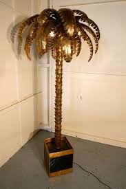 Large gold palm tree floor lamp. Antiques Atlas Palm Tree Tole Ware Floor Lamp From Maison Jansen