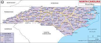 Printable road map of north carolina. North Carolina Road Map North Carolina Roadmap Carolina