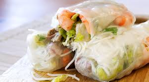 Rouleaux De Printemps Au Crabe Et Aux Crevettes Recipe International Recipes Vegan Spring Rolls Food