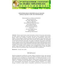 Dalam dunia bisnis/perusahaan, keberlangsungan dan bahkan keberhasilan eksistensi maupun recognisi atas entitas bisnis itu acapkali ditentukan dari tinjauan terhadap visi yang diemban oleh perusahaan tersebut. Pdf Mengembalikan Kegemilangan Masjid Sebagai Qalbu Ilmu Dan Pendidikan Intan Fadzliana Ahmad Academia Edu