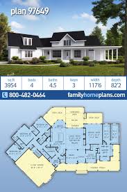 Walkout basement 4 bedroom ranch house plans. Southern Style House Plan 97649 With 4 Bed 5 Bath 3 Car Garage House Plans Farmhouse Farmhouse Plans Southern Farmhouse Plans