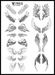 Robot Wings Google Search Wings Drawing Wings Sketch Wing Tattoo Designs