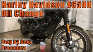 Harley Street 500 Oil Change Youtube