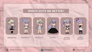 Discover (and save!) your own pins on pinterest Gacha Life Pc On Twitter Which Suits Me Better Gachalife Gachaoutfits