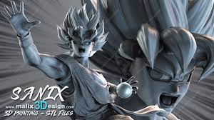 No physical product will be shipped. Goku 3d Printable Model Www Malix3design Com Sanix 3d Designer