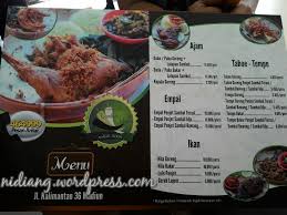 Resto ayam taliwang mbok lombok. Lombok Idjo Madiun Nidiang S Blog