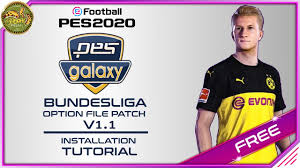 For a total of over 500 players! Pes 2020 Pesgalaxy Bundesliga Option File Installation Tutorial Free Youtube