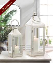 12 Bulk Large Shabby Distressed Cottage Style Lantern Wedding Decorations Lantern Decor Wedding White Lanterns Lanterns Decor