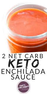 Low Carb Enchilada Sauce Made With Simple Ingredients And Spices To Make A Delicious And Authentic Keto Enchila Low Carb Enchiladas Keto Sauces Low Carb Sauces