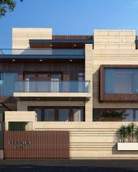 Residence At Jaipur Innovation Inc Archello Facade House Architecture House House Front Design