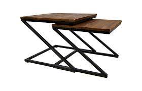 Easy to clean and it is also great for adding a touch of reflective charm to the whole room. 2 Piece Coffee Table Set Taylor Natural Black Coffee Side Tables Henk Schram Meubelen