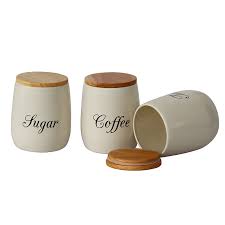 They will let you keep your drink making essentials within easy reach, yet nice. Set Of 3 Tea Coffee Sugar Storage Ca Canister Sets Galvanized Decor Products Manufacturer For Home And Garden