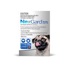 nexgard chewables dog small 4 1 10kg blue