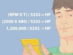How To Calculate Horsepower 12 Steps With Pictures Wikihow