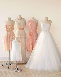 Peach And Cream Color Palette Peach Bridesmaid Dresses Wedding Color Palette Weddings By Color