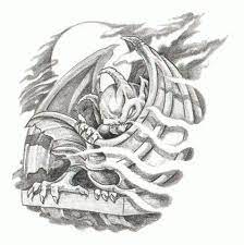 Fantasy creatures mythical creatures gothic gargoyles gargoyle tattoo chinese dragon tattoos ange demon dragon tattoo designs art station angels and demons nightgaunt statue, cliff schonewill i made this nightgaunt statue with the idea that the figure would have been made out of a type of clay because of the complexities of its wings and tail. Amazing Grey Gargoyle Tattoo Design Gargoyle Tattoo Gargoyles Gargoyle Drawing