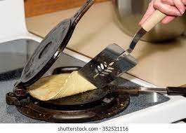 So, pull out the krumkake iron whenever a special occasion arises. Woman Making Cookies Norwegian Krumkake Iron Stock Photo Edit Now 352521116