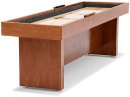 Great Idea For A Homemade Shuffleboard Table Using Butcher Block For Playing Surface Shuffleboard Table Shuffleboard Shuffleboard Tables