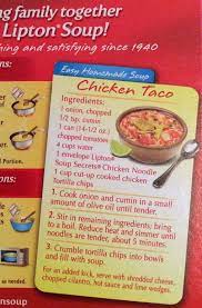 Use your fall bounty of carrots and parsnips as well as a whole chicken to make a zesty homemade chicken noodle soup. Chicken Taco Soup This Is On The Back Of Lipton Soup Secrets Chicken Noodle Soup Mix Chicken Noodle Soup Easy Chicken Noodle Soup Homemade Easy Homemade Soups